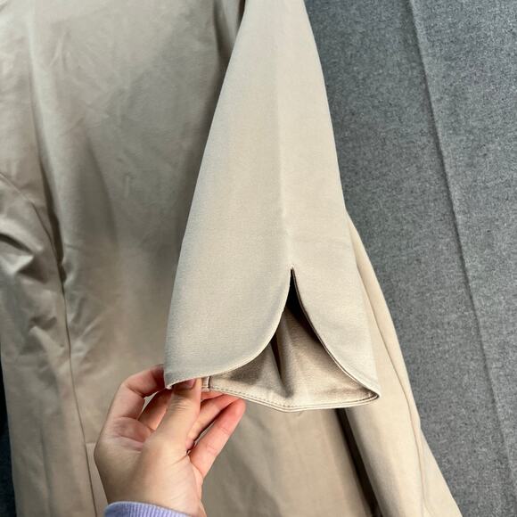 Isaac Mizrahi Live! Elements Womens Top Blazer Knit Jacket Tan Color Size Reg 10 - Picture 13 of 14